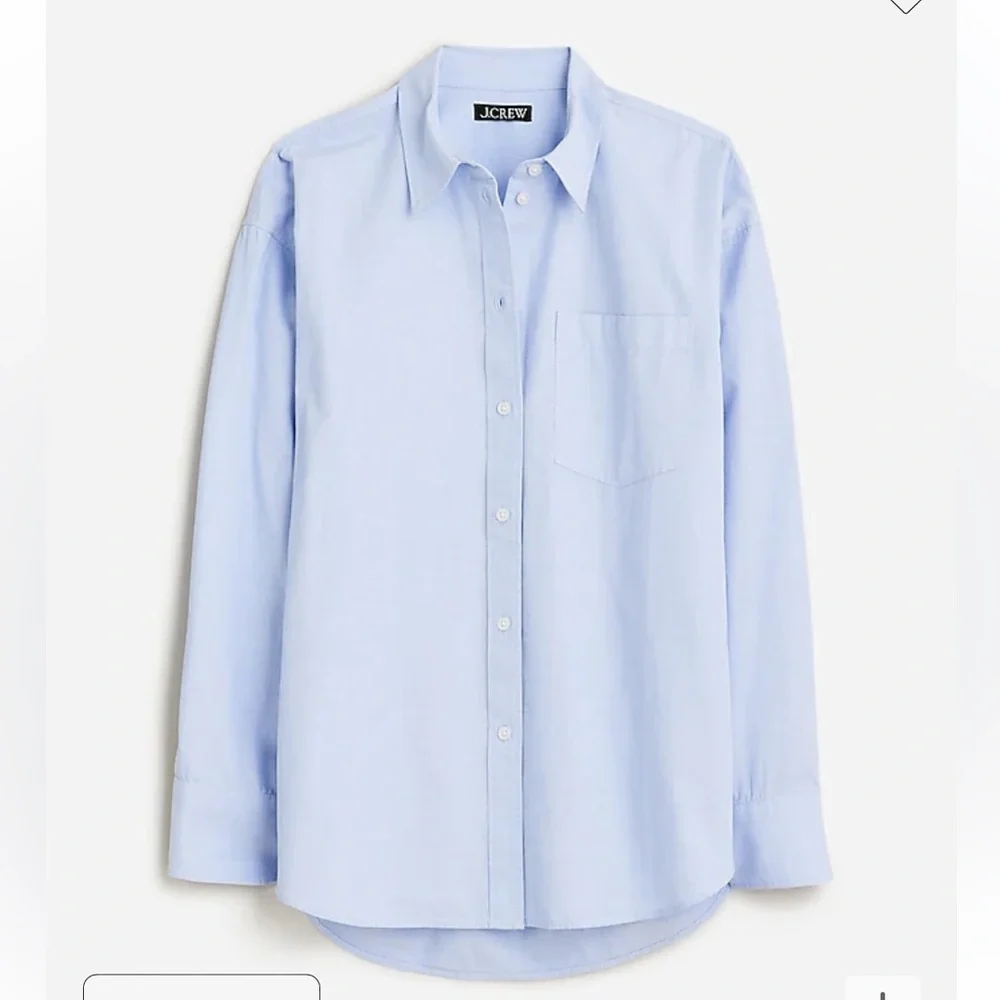 J crew Étienne oversized shirt in lightweight oxford